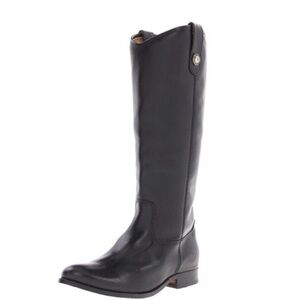 Frye Classic Black Leather Pull Up Boots